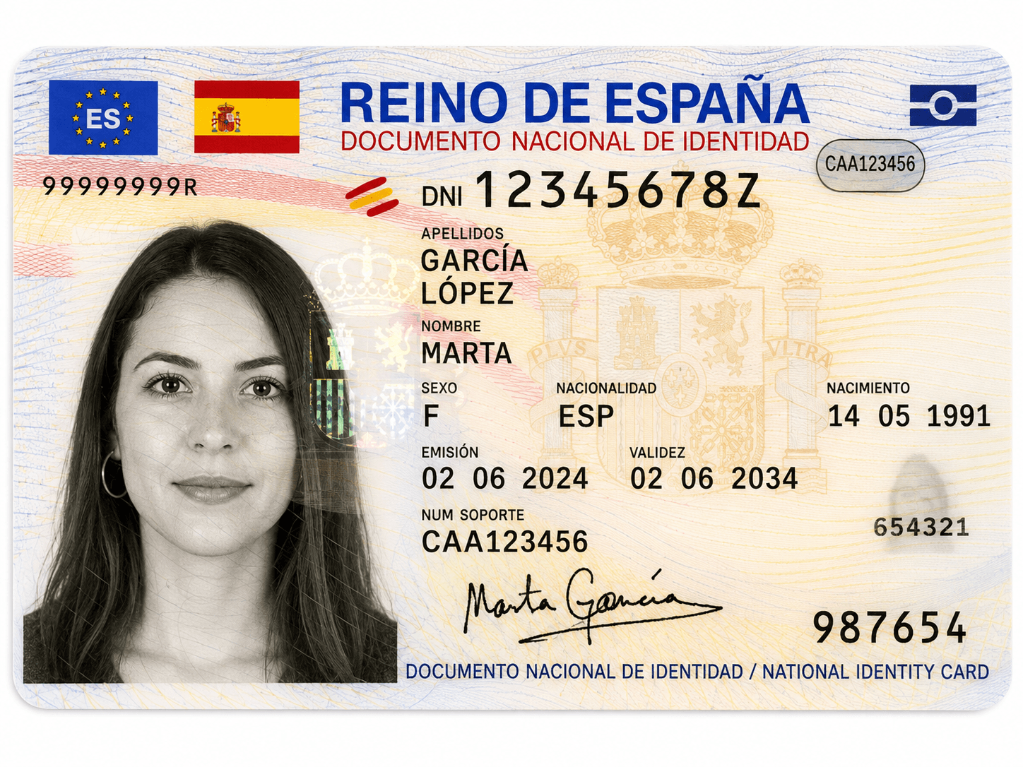 Spanish National ID Card (DNI)